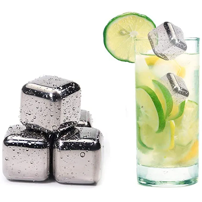 Кубик льда из нержавеющей стали вертикальная стойка для вина быстрое