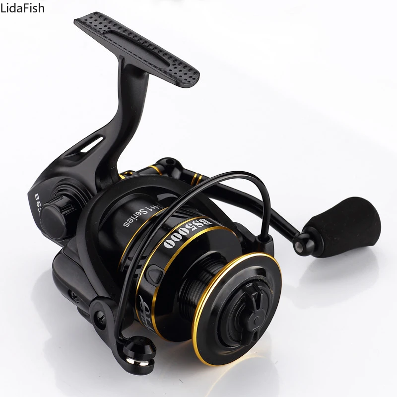 

Full Metal Spool Metal handle 5.2:1/4.7:1 High Speed Spinning Reel Saltwater Carp Fishing Reels Carretilha