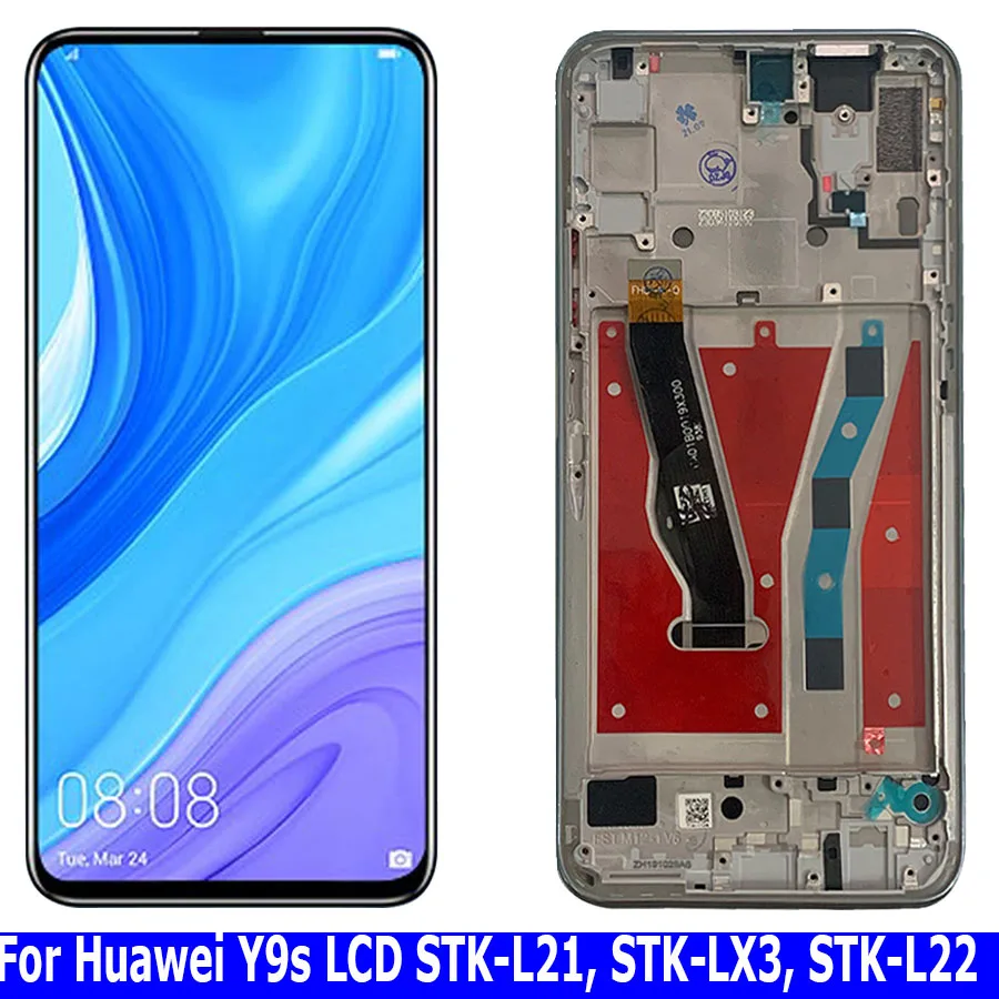

Оригинальный экран для Huawei Y9S, ЖК-дисплей с цифровым преобразователем в сборе, сенсорный дисплей, применяется для Huawei Y9 s, искусственная фант...
