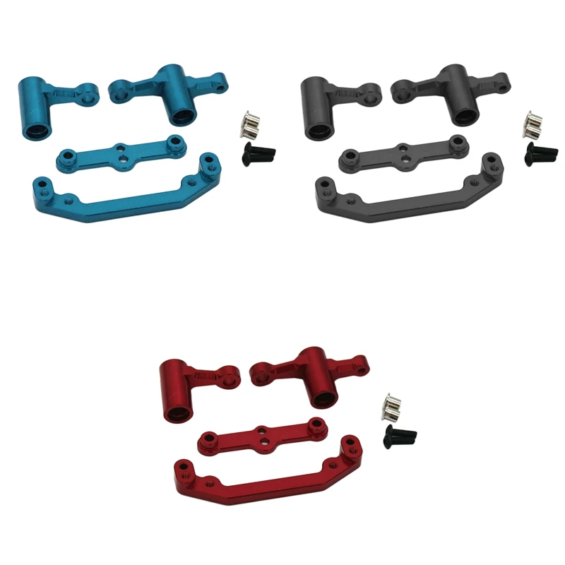 

RC Car Steering Components for WLtoys 144001 1/10 Four-Wheel Drive Racing Car Upgrade Accessories