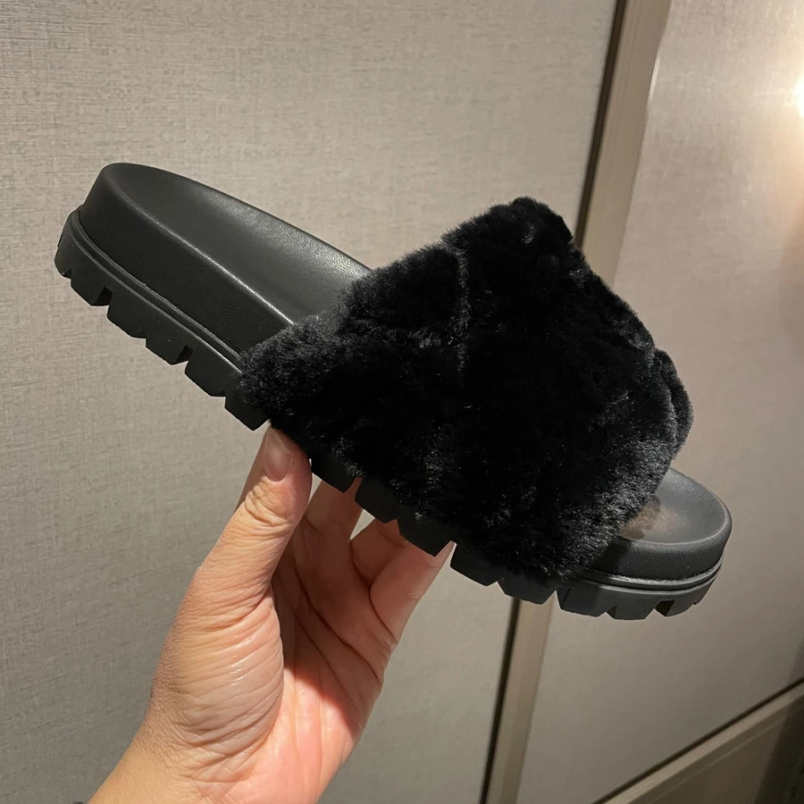 

Home Soft Slippers 2021 Fashion New Products Ladies Slippers Sweet Home Mink Fur Slippers Comfortable Casual Slippers Home