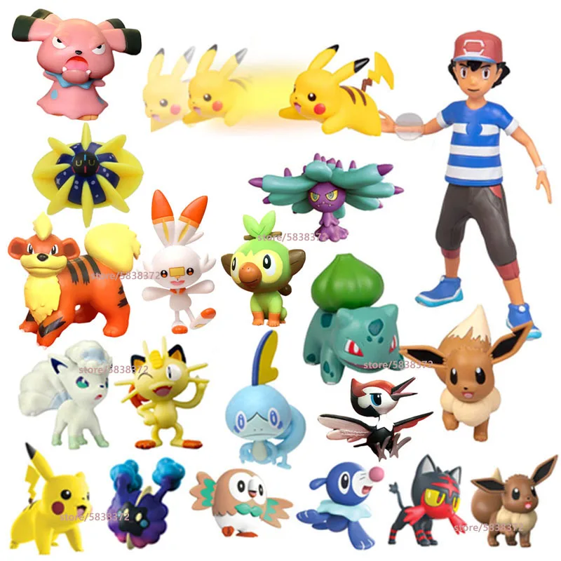 Экшн-фигурки аниме булбазавр скорбанни снорлакс Сквиртл Иви рокрюф чармандер