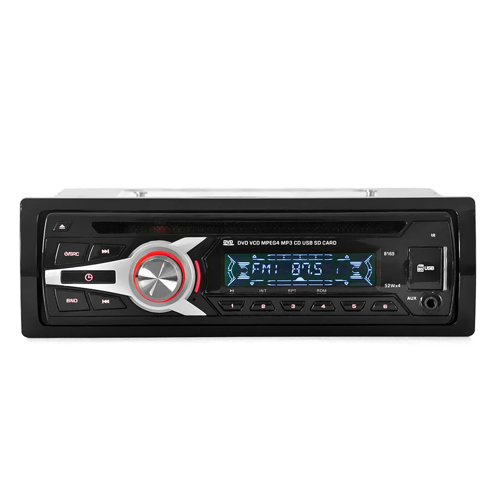 Автомобильный CD плеер чейнджер fm радио aux-приемник Портативный DVD автомобили accord аудио MP3 чтение диск Портативный 1 din стерео приемник