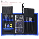 Набор прецизионных отверток 84 в 1, набор для магнитных отверток с 57 насадками, Наборы инструментов для ремонта iPhone X, 8, 8, 7, 7P, SUMSUNG, XIAOMI