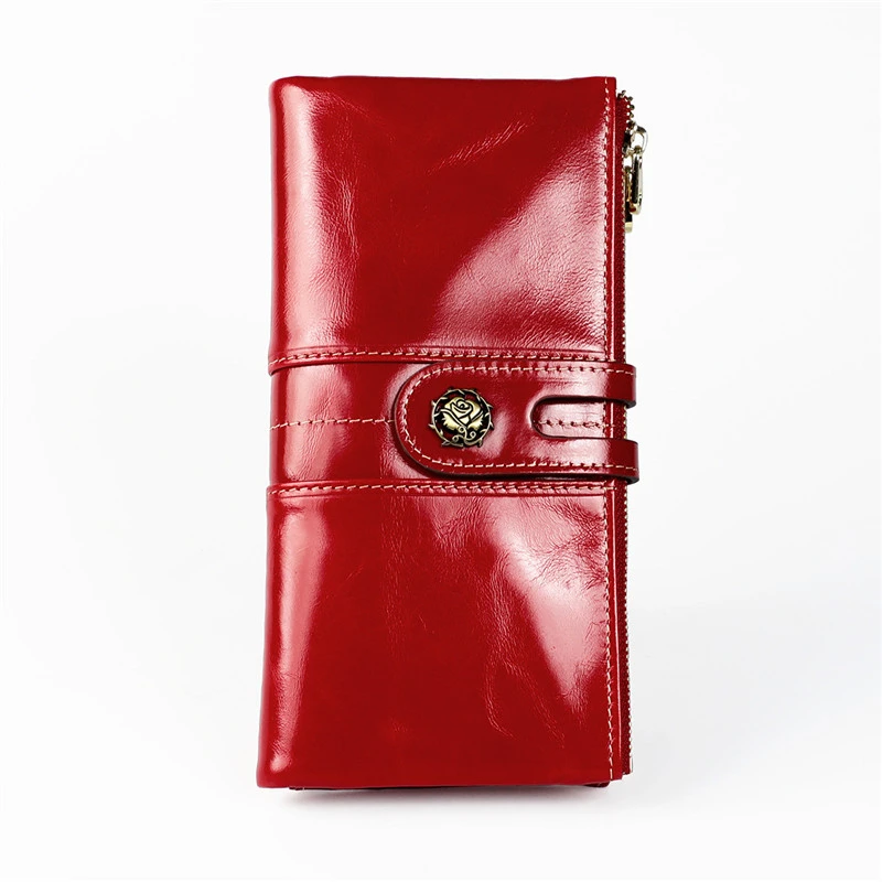 Роскошный брендовый женский кошелек кредитница длинный бумажник на молнии