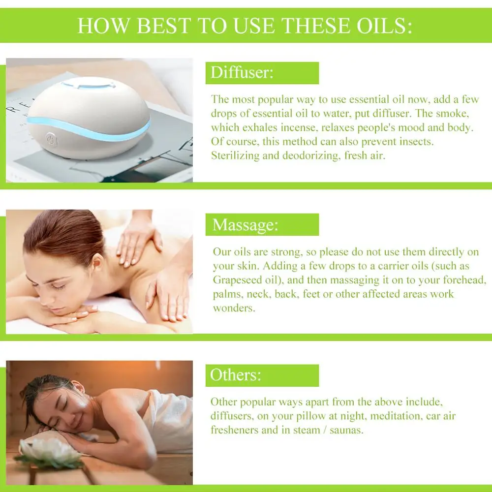 Эфирное масло для ароматического диффузора 10 мл органическое снятия стресса