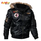 IGLDSI мужская куртка-пилот, Зимняя парка, армейская Военная мотоциклетная куртка, верхняя одежда, армейская тактическая куртка, 4XL