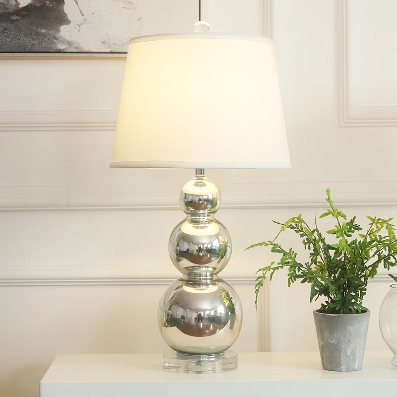 Настольная лампа с хрустальными шариками Современный художественный декор для