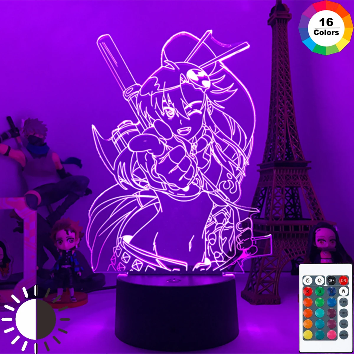 

Anime Gurren Lagann Yoko Led USB Night Light for Bedroom Decor Birthday Gift Night Lamp Yoko Littner Light Gurren Lagann Gadget