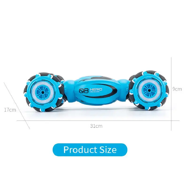 

D876 1:16 4WD RC Car Radio Gesture Induction Music Light Twist High Speed Stunt Dual RC Off Road Drift Vehicle Car Model