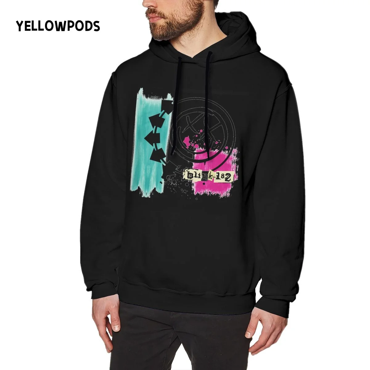 

Yellowpods-Blink 182 Sweatshirt Men Harajuku Hoodie Hip Hop Hooded Hoodies