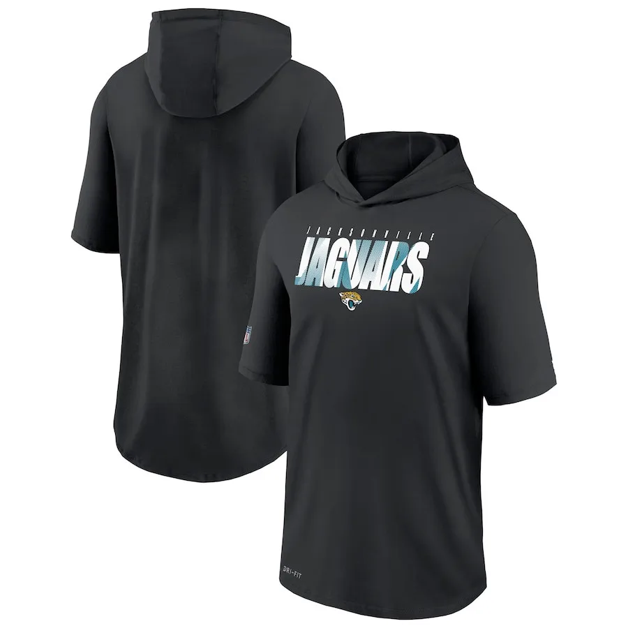 

Men's Jacksonville Black Sideline Playbook Hoodie Jaguars Performance T-Shirt