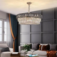 nordic crystal chandeliers for living room dining lustre modern ceiling lights hanglamp home decoration led pendant lamp