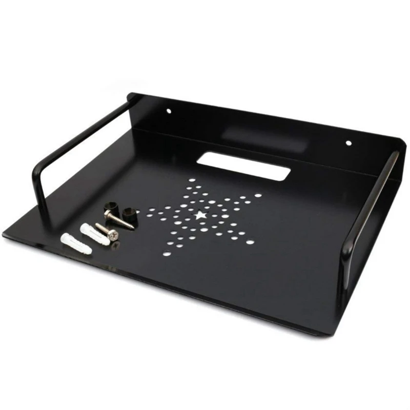 Космический алюминиевый настенный кронштейн тв аксессуары Wifi роутер ТВ коробка