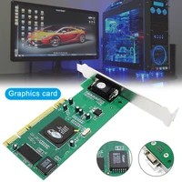 pci graphics card module ati rage xl 8mb vga video card adapter for desktop pc graphics card office home pc accessories
