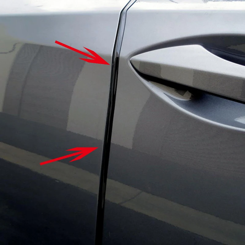 Car Styling Strip Door Trim 4M U Style PVC Auto Universal for Ford Focus 2 Mazda Cx-5 Cx-3 Nissan Tiguan 2018 | Автомобили и