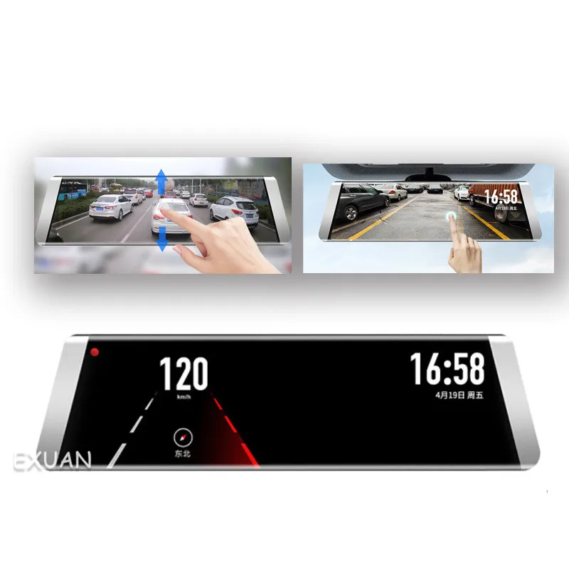 

10-Inch Streaming Media Recorder HD Night Vision Dual Recording Before And After The New Wireless Car Reversing Images