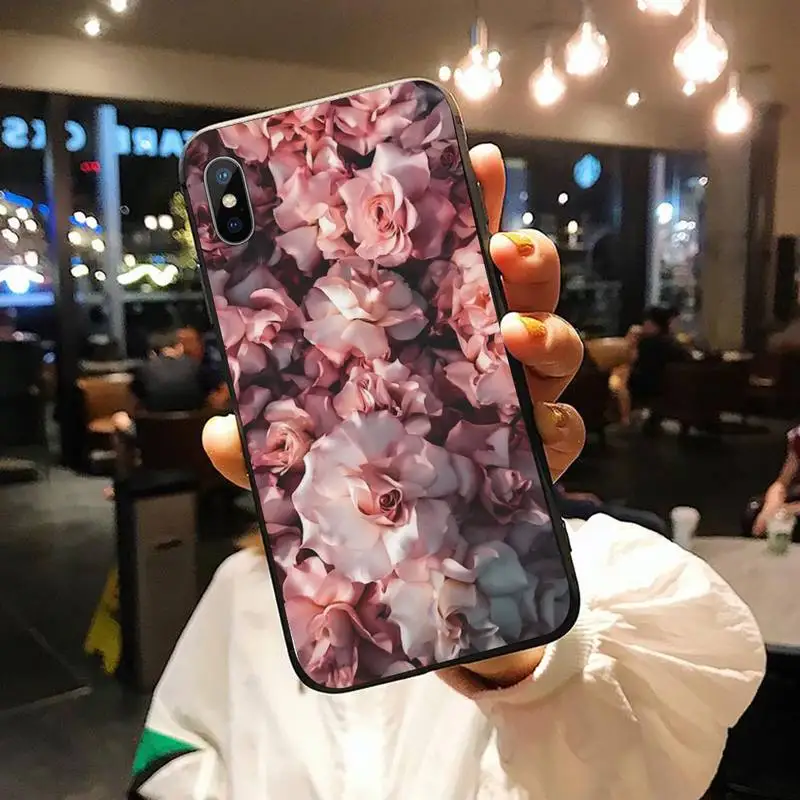 

Elegant Pink Purple Peony Flower On the Vase luxury shell Phone Case for iPhone 11 12 pro XS MAX 8 7 6 6S Plus X 5S SE 2020 XR