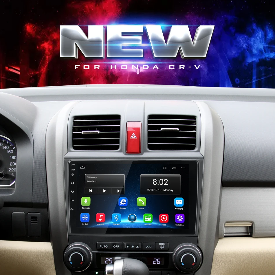 Jansite 4G Wifi RDS " автомобильное радио Android для Honda 2007-2011 HIFI 2G+ 32G мультимедиа сенсорного экрана видеоплееры с рамкой