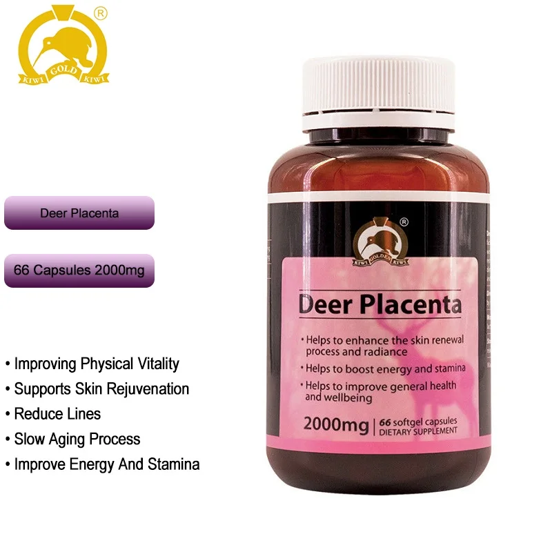 Новая Зеландия золото киви олень капсула плаценты для женщин здоровье и красота