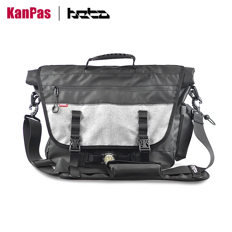 

KANPAS&BETTER 2021 Men's Messenger Bag, high quality with Luminous Compass and YKK zipper