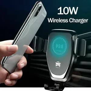 Image for Q12 10W Qi Wireless Fast Charger Car Holder Gravit 