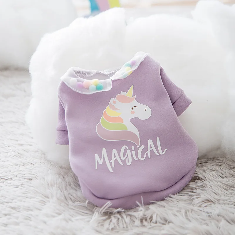 Свитер для собаки осень-зима костюм на Хэллоуин Милая одежда с мультяшным котом