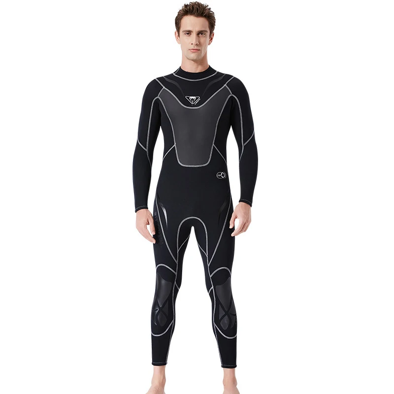 

High Quality 3mm Fullbody Neoprene Wetsuit Men Anti-scratch Swimsuit Triathlon Surfing Scuba Snorkeling Spearfishing Equipment