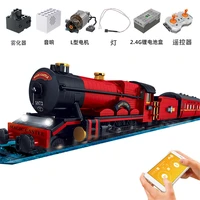 mould king 12010 magin train toys 2086pcs app control rc motorized steam train model building blocks moc bricks educational toys