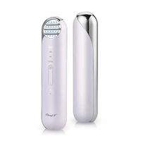 ckeyin led ems micro current skin tightening rf radio frequency cold compress lift facial massager wrinkle removal beauty care