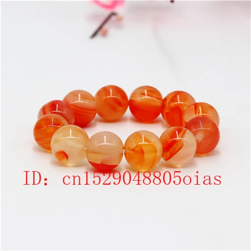 Натуральный зеленый агат Нефритовый Браслет 18 мм с бусинами очаровательные