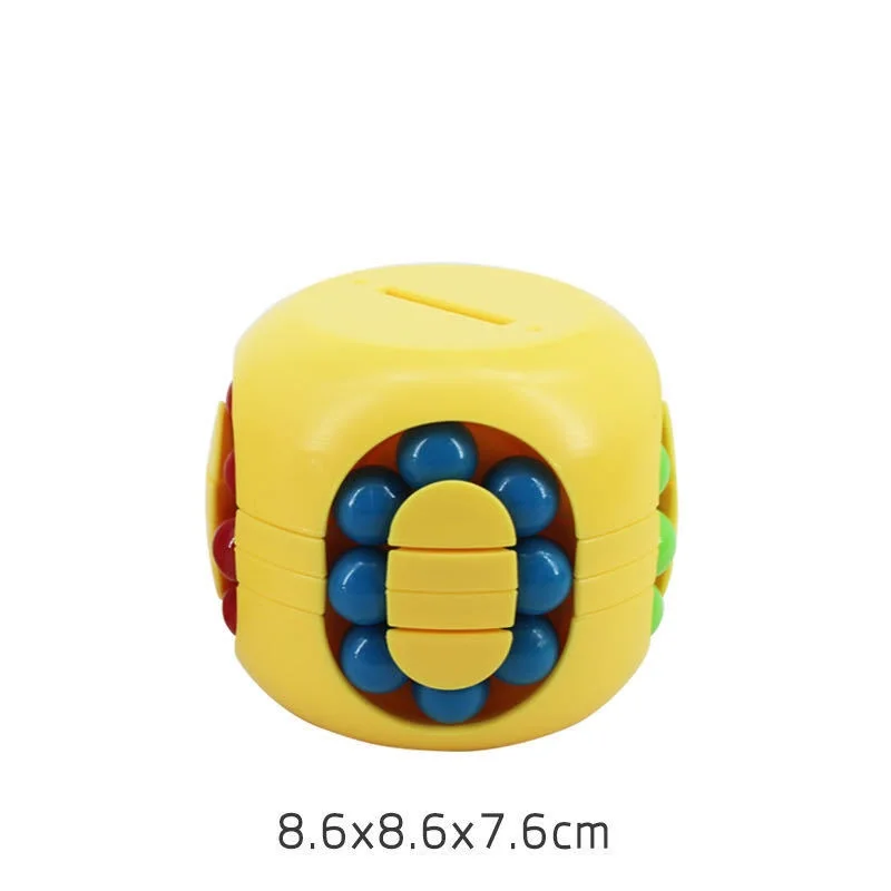 

Hamburger Magic Cube Magnetique Piggy Bank Puzzle Creative Speed Cube Stress Reliever Toys Moneybox Creative Duo Function Toys