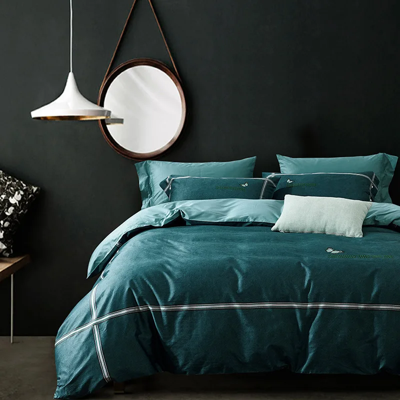 Шелковистые постельные принадлежности из египетского хлопка королевского