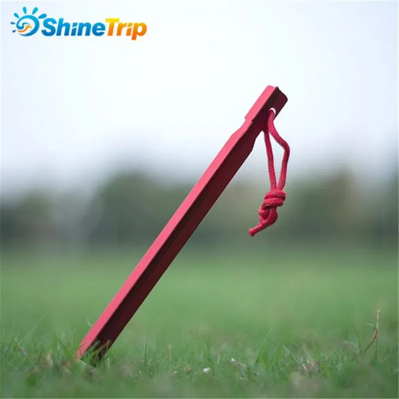 10 шт./лот гвозди для палатки 23 см ультралегкие удлиненные треугольные Колышки из