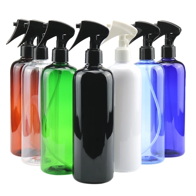 

2021 New 500ml Spray Bottle Sub-bottling Plastic Refillable Bottle Clear Sprayer Empty Dispensing Container Makeup Tool