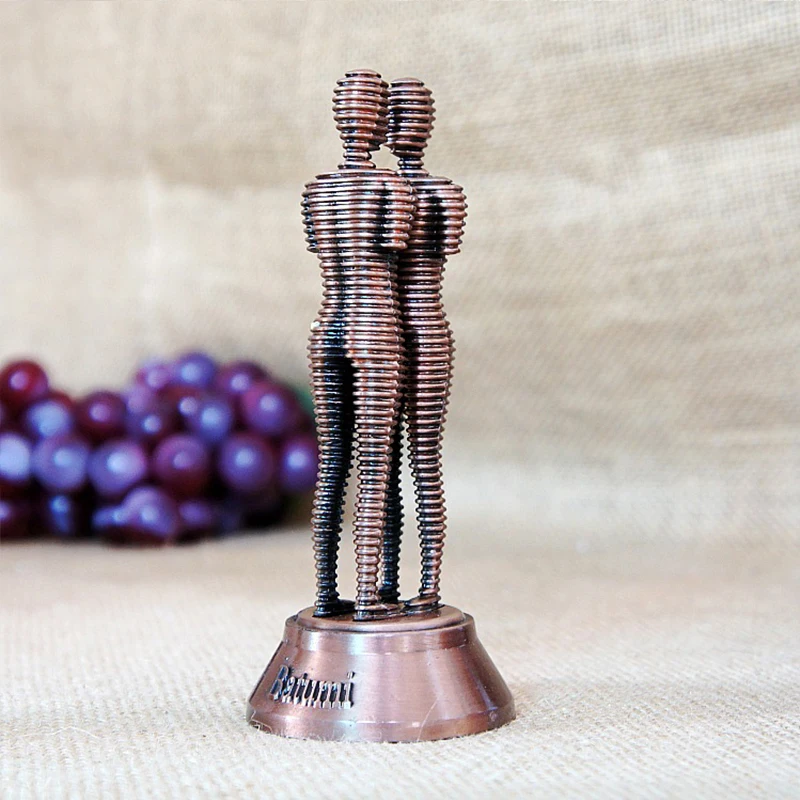 Модель двойного человека ручной работы домашний декор фигурки настольные