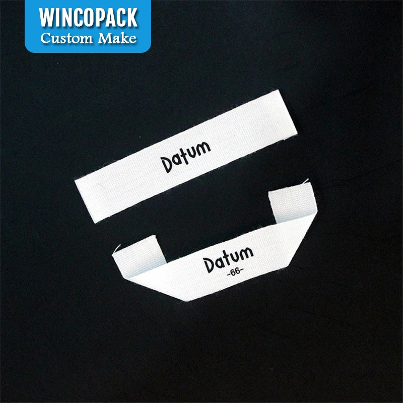 

Gold Metallic Clothing Woven Labels Damask Woven Labels With High Quality WL074