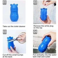 blue automatic toilet bowl cleaner deodorant antibacterial cleaning tools for bathroom toilet tank jw
