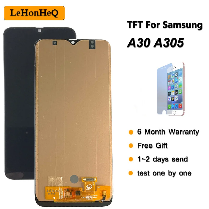 A30 ЖК дисплей для SAMSUNG GALAXY A305DS A305FN A305G A305GN A305YN с сенсорным экраном дигитайзер в