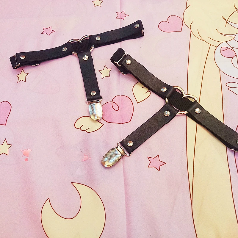 Женский пояс для чулок пикантный антискользящий эластичный в стиле панк с