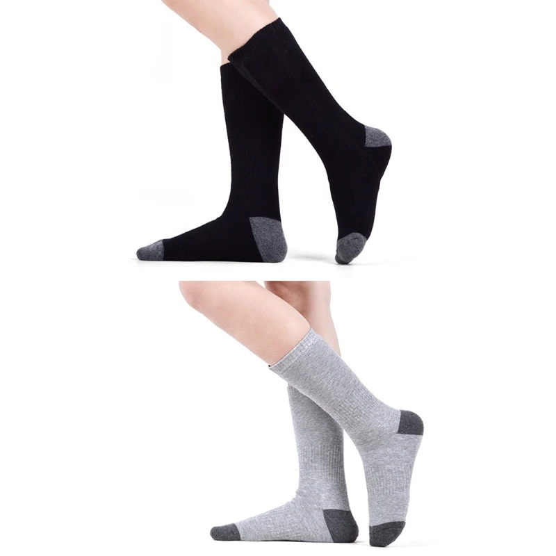 

Unisex Winter Thermal Warm Electric Heated Crew Socks with Rechargeable Battery