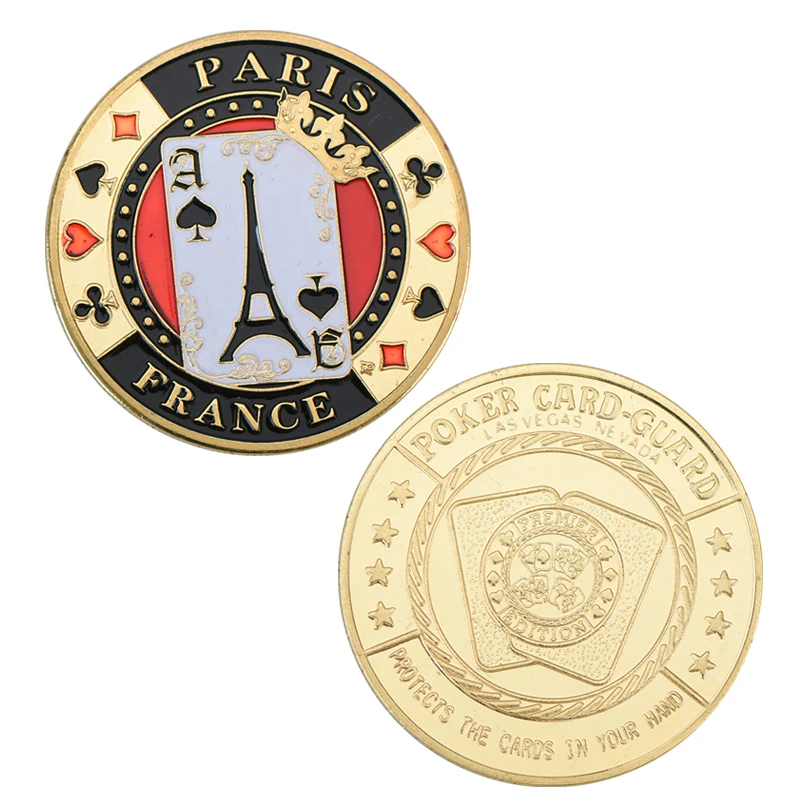 coin 1 WR 24k золото казино настольная игра Коллекционная монета чип покер карта защита карт в вашей руке Золотая коллекция подарок - Цвет: coin 1