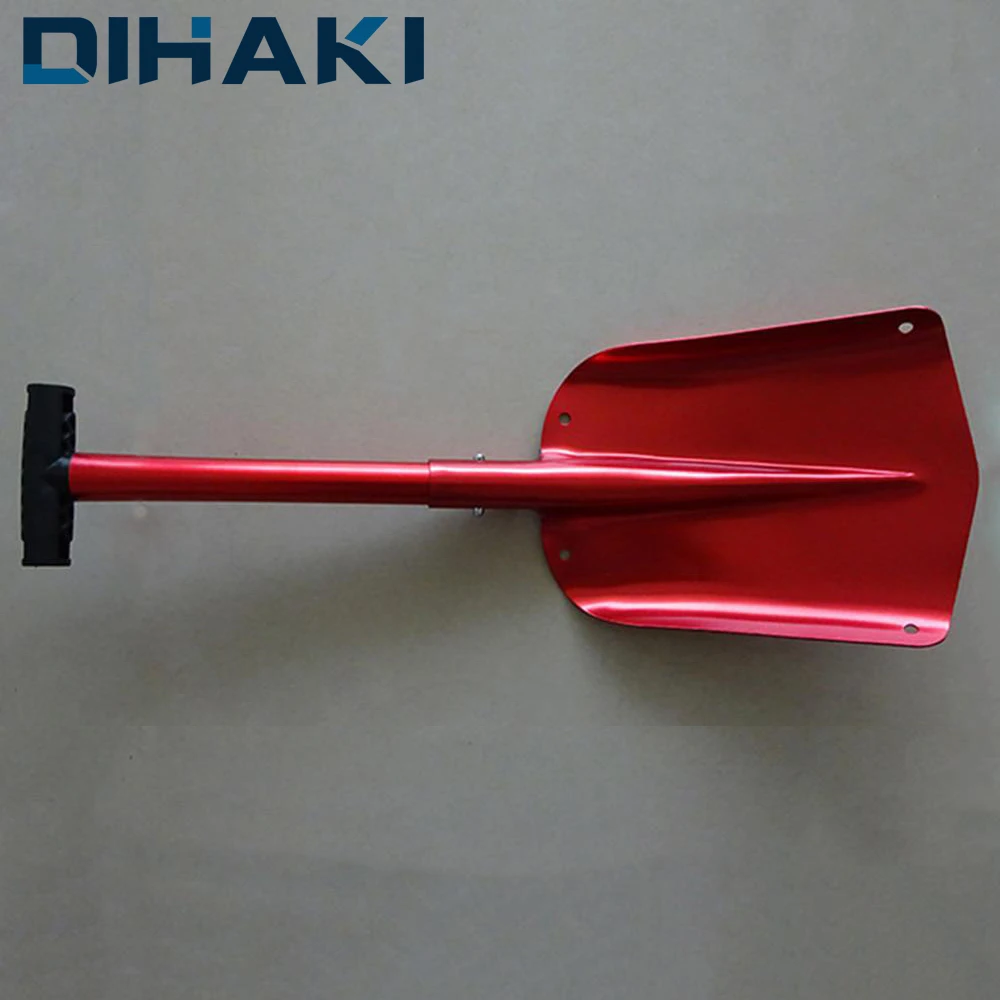 

Outdoor Snow Shovel Ice Shovel Winter Snow Remover Tool Camping Garden Folding Shovel Survival Tools Retractable Aluminum Alloy
