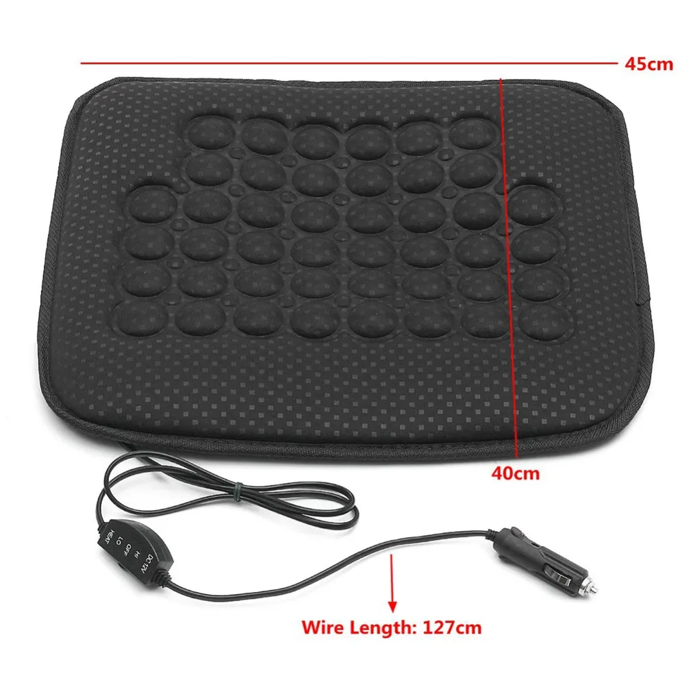Горячая Распродажа автомобильная грелка 12 В для подогрева зимние черные чехлы