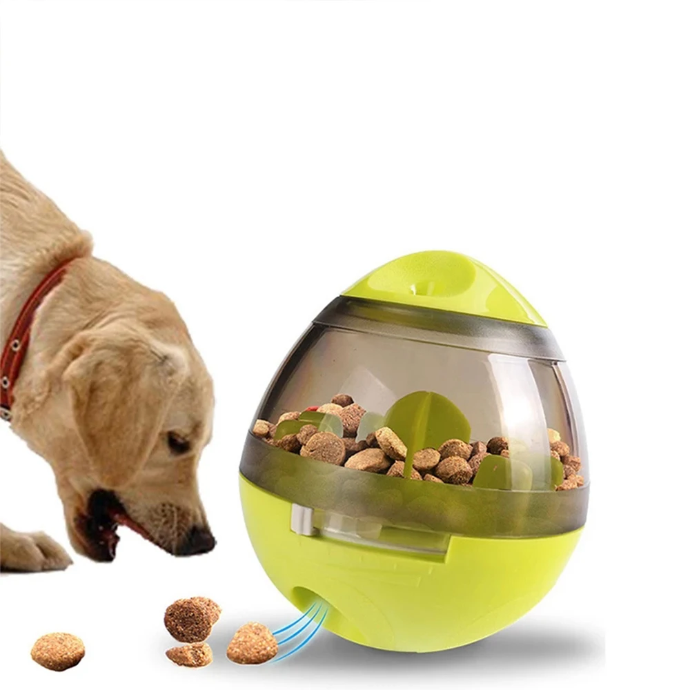 

New Training Playing Exercise IQ Toy Creative Food Chew Tumbler Ball Pet Dog Cat Fun Bowl Leakage Food Ball for Dog Pet Supplies