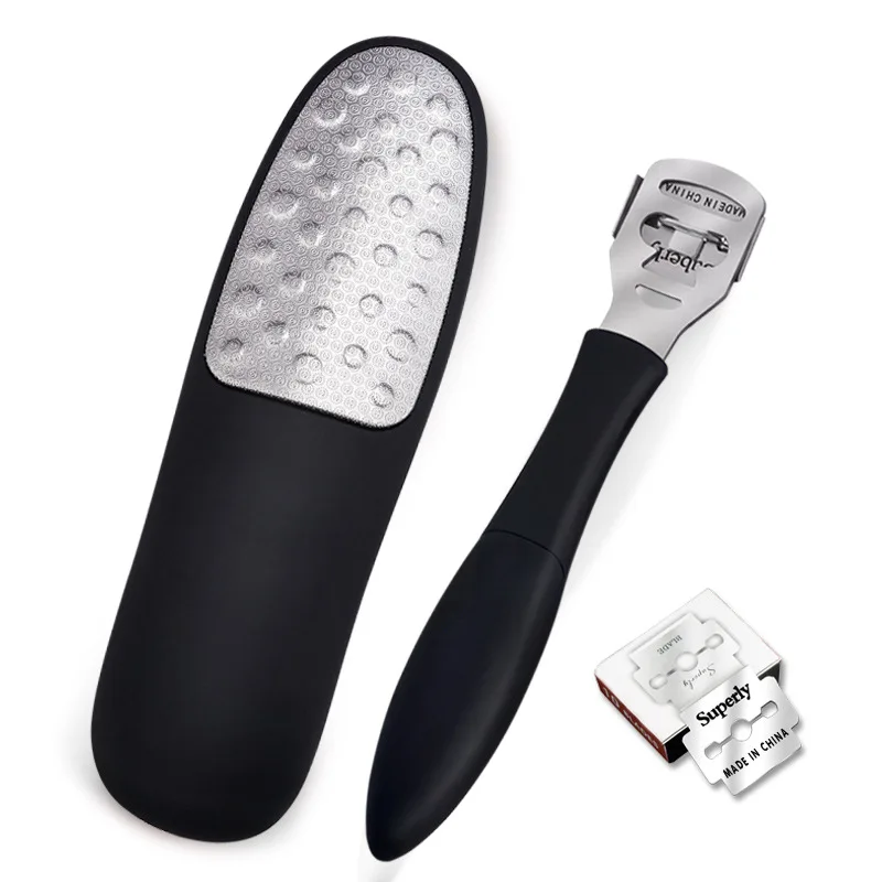 

Double Sided Stainless Steel Grinding Foot Care Exfoliating Beauty Feet Pedicure Calluses Removing Foot File Tools Skin Shaver