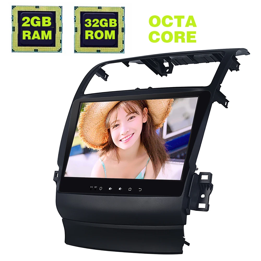 10,1 дюймов Android 8,0 Восьмиядерный автомобиль радио стерео для Acura TSX 2004-2008 gps навигация полный сенсорный 1024*600