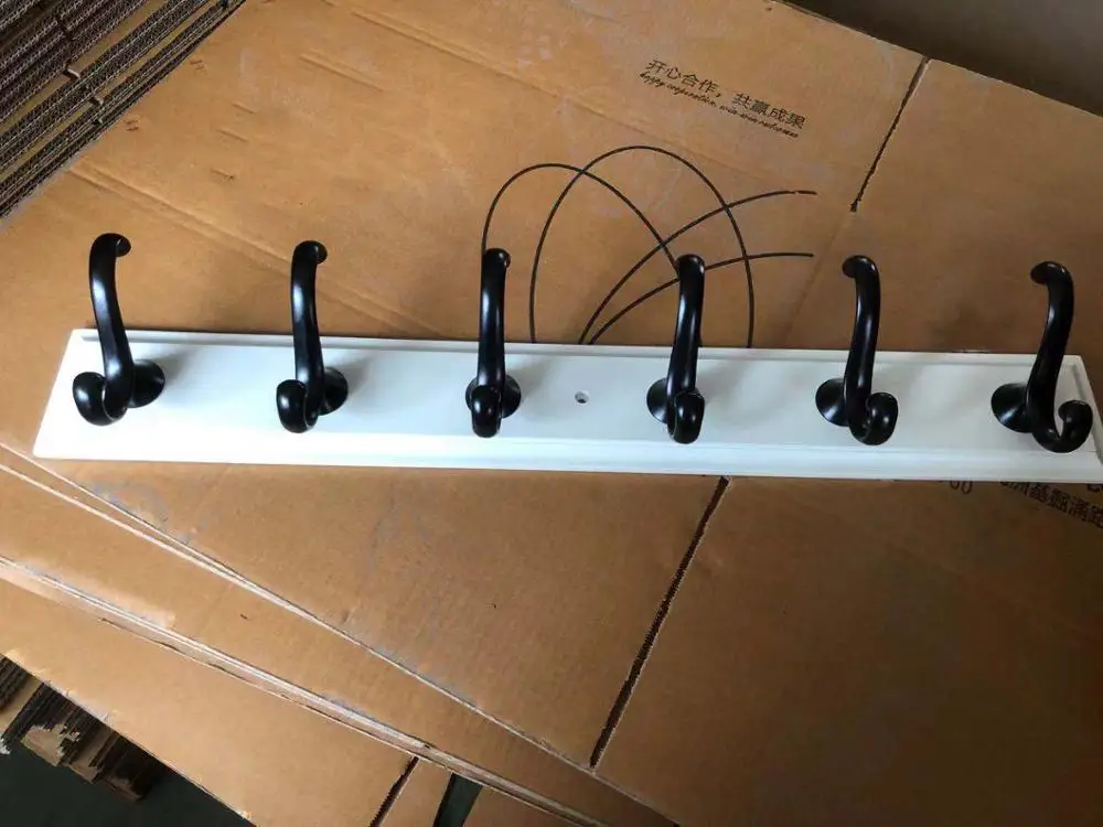 

Home Decoration White Zinc Alloy Antique Coat Hooks Wall Mounted Hanger Bathroom Accessories