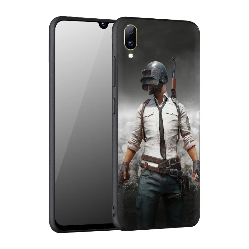 EWAU PUBG мобильный чехол для телефона из силикона Крышка для Vivo Y53 Y55s Y81s Y79 V9 V11 V15 Pro Y69 Y71 Y91C Y93 Y66 X9s Z5X