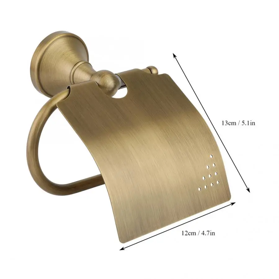 Держатель для туалетного рулона античный Матовый держатель ванной комнаты